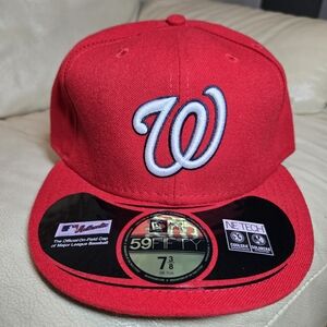Washington Nationals Hat Cap NewEra 59Fifty MLB Official OnField Fitted ALL SIZ